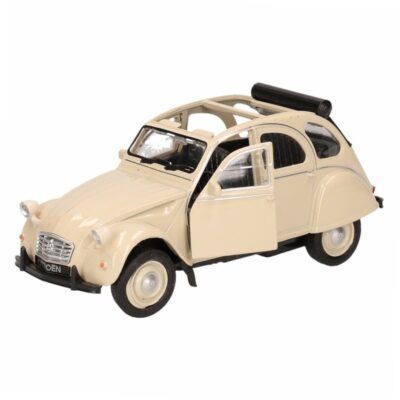 Speelgoed Citroen 2CV beige open 1:36 10093188