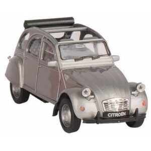 Speelgoed Citroen 2CV zilver open 1:36 10093190