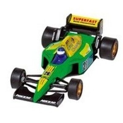 Speelgoed auto Formule 1 wagen groen 10 cm 10151467