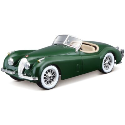 Speelgoed auto Jaguar XK 120 groen cabriolet 1:24 10143666