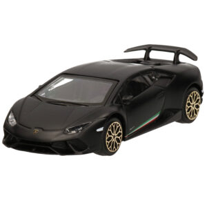 Speelgoed auto Lamborghini Huracan Performante matzwart 1:43 10211637