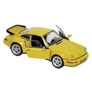 Speelgoed auto Porsche 964 Carrera geel 1:34 10151449