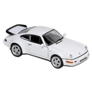 Speelgoed auto Porsche 964 Carrera wit 1:34 10151448