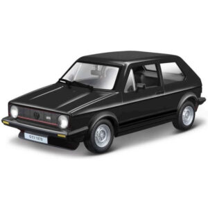 Speelgoed auto Volkswagen Golf MK1 1979 zwart 1:24 10181598