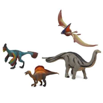 Speelgoed dino dieren figuren 4x stuks dinosaurussen 10317944