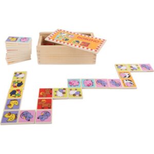 Speelgoed domino spel dierentuin dieren 10057873