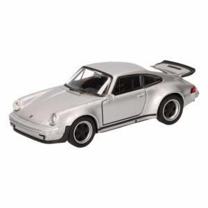 Speelgoed grijze Porsche 911 Turbo auto 12 cm 10091314