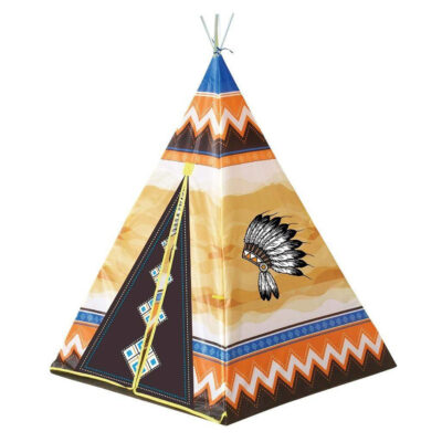 Speelgoed indianen wigwam tipi tent 130 cm 10115772