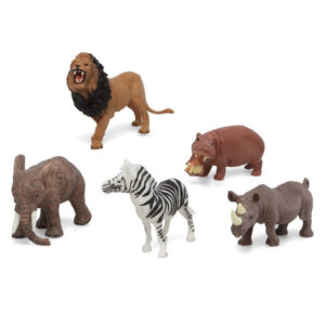 Speelgoed safari jungle dieren figuren 5x stuks 10317947