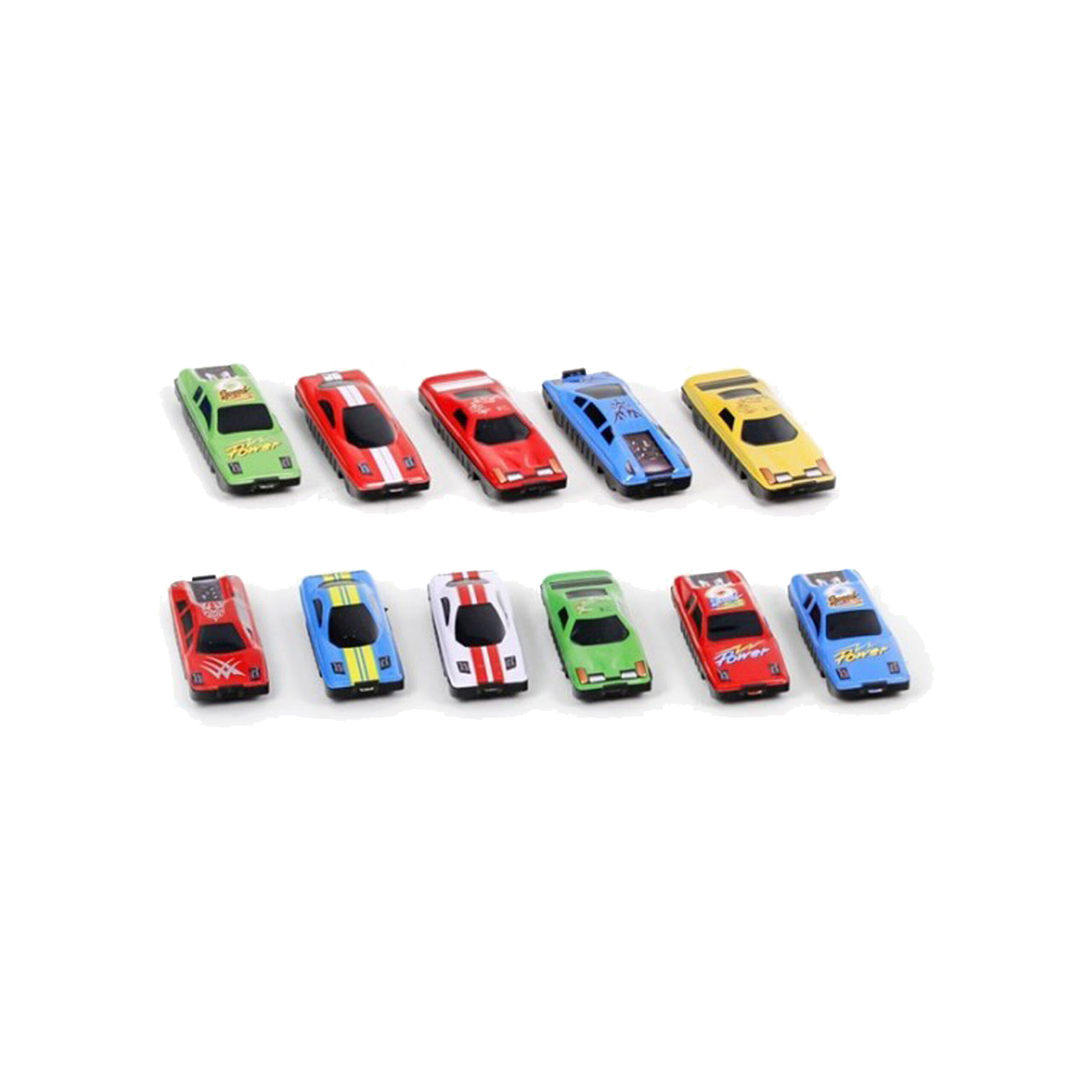 Speelgoedautos/racewagens speelgoed set - 8x stuks - metaal - diverse kleuren en modellen mix 10425857