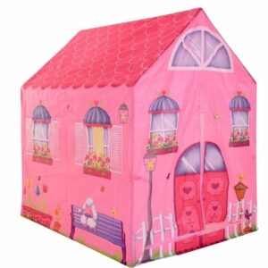 Speeltent/speelhuis roze huis 102 cm 10118386