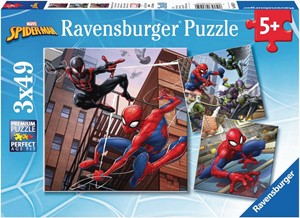 Spiderman in Actie Puzzel (3x49 stukjes) 35500990150