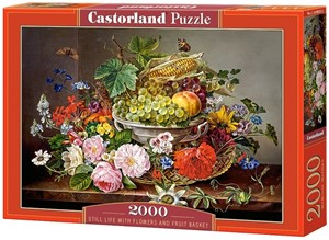 Still Life with Flowers and Fruit Basket Puzzel (2000 stukjes) 27607670877