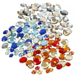 Strass plak steentjes mix 1080 stuks 10115655