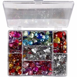 Strass steentjes per doos 300 gram 10091219