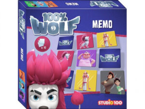 Studio 100 memo spel Memory 100% Wolf junior karton paars 920078