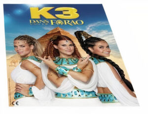 Studio 100 posterpuzzel K3 Dans Van De Farao meisjes karton 467021