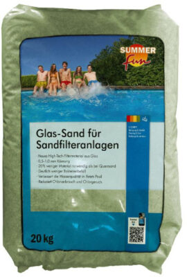 Summer fun filterglas voor zandfilters 20 kg 0