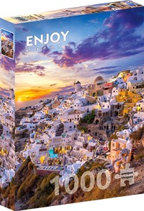 Sunset over Santorini Puzzel (1000 stukjes) 37463141179