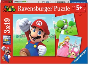 Super Mario Puzzel (3 x 49 stukjes) 30767406015