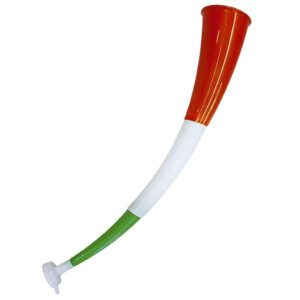 Supporters blaastoeter Italiaanse vlag kleuren - rood/wit/groen - kunststof - 56 cm 10438368