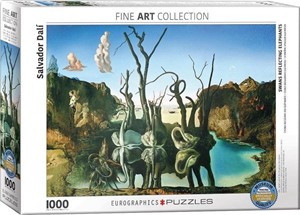 Swans Reflecting Elephants - Salvador Dali Puzzel (1000 stukjes) 28464983699