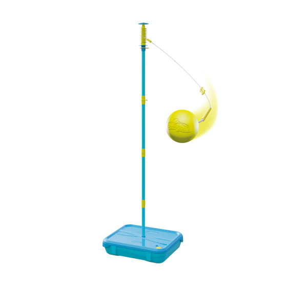 Swingball 5 in 1 Multiplay Speelset met All Surface Basis Blauw/Geel 1033025