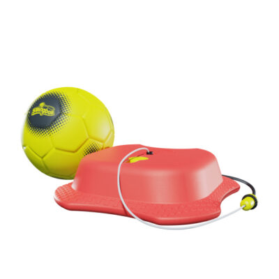 Swingball Reflex Voetbaltrainer met All Surface Basis Rood/Geel 1030913