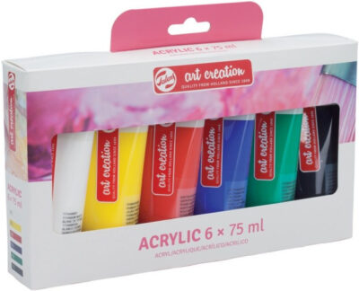 Talens acrylverf Art Creation junior 75 ml 6 kleuren 505124