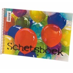 Tekenboek wit A4 formaat Ballon 10028117