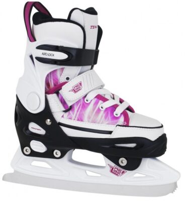 Tempish kunstschaatsen Rebel pro meisjes wit/roze maat 29 32 141576