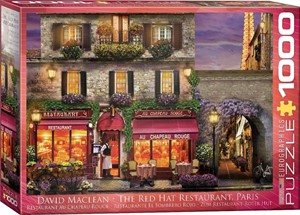 The Red Hat Restaurant Paris Puzzel (1000 stukjes) 27036165351