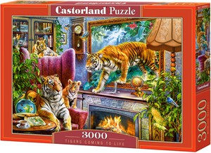 Tigers coming to Life Puzzel (3000 stukjes) 35500990158