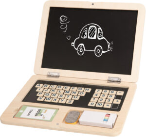 Tooky Toy Educatief Houten Speelgoed Laptop 58 delig 1023695