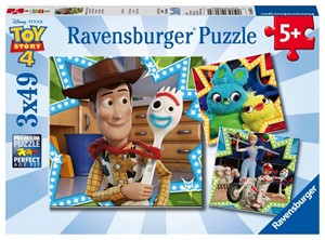 Toy Story 4 - Puzzel (3x49 stukjes) 23873191781