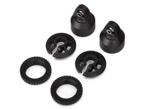 Traxxas - GTX Shock caps - black (TRX-7764) 15206