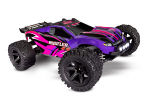 Traxxas Rustler 4x4 truggy RTR - Incl. LED Verlichting - Roze 34538