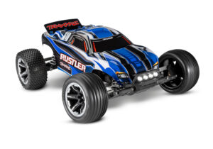 Traxxas Rustler XL-5 electro truggy RTR - Incl. LED Verlichting - Blauw 34526