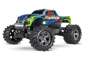 Traxxas Stampede 4x4 electro monster truck RTR - Incl. LED Verlichting - Blauw 34534