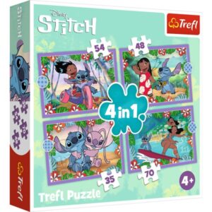 Trefl Puzzel Stitch 4 In 1 164950