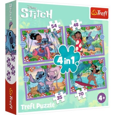 Trefl Puzzel Stitch 4 In 1 164950