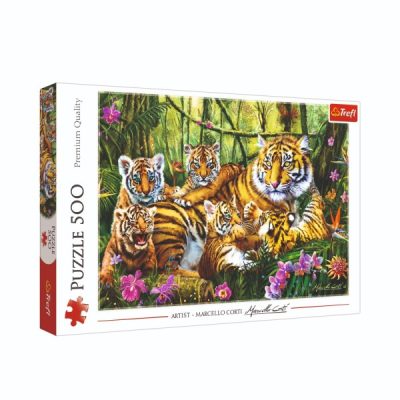 Trefl puzzel tijgers 500 stukjes 152484