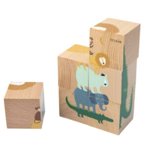 Trixie blokpuzzel junior 14 x 9 x 5 cm hout naturel 6-delig 3695403