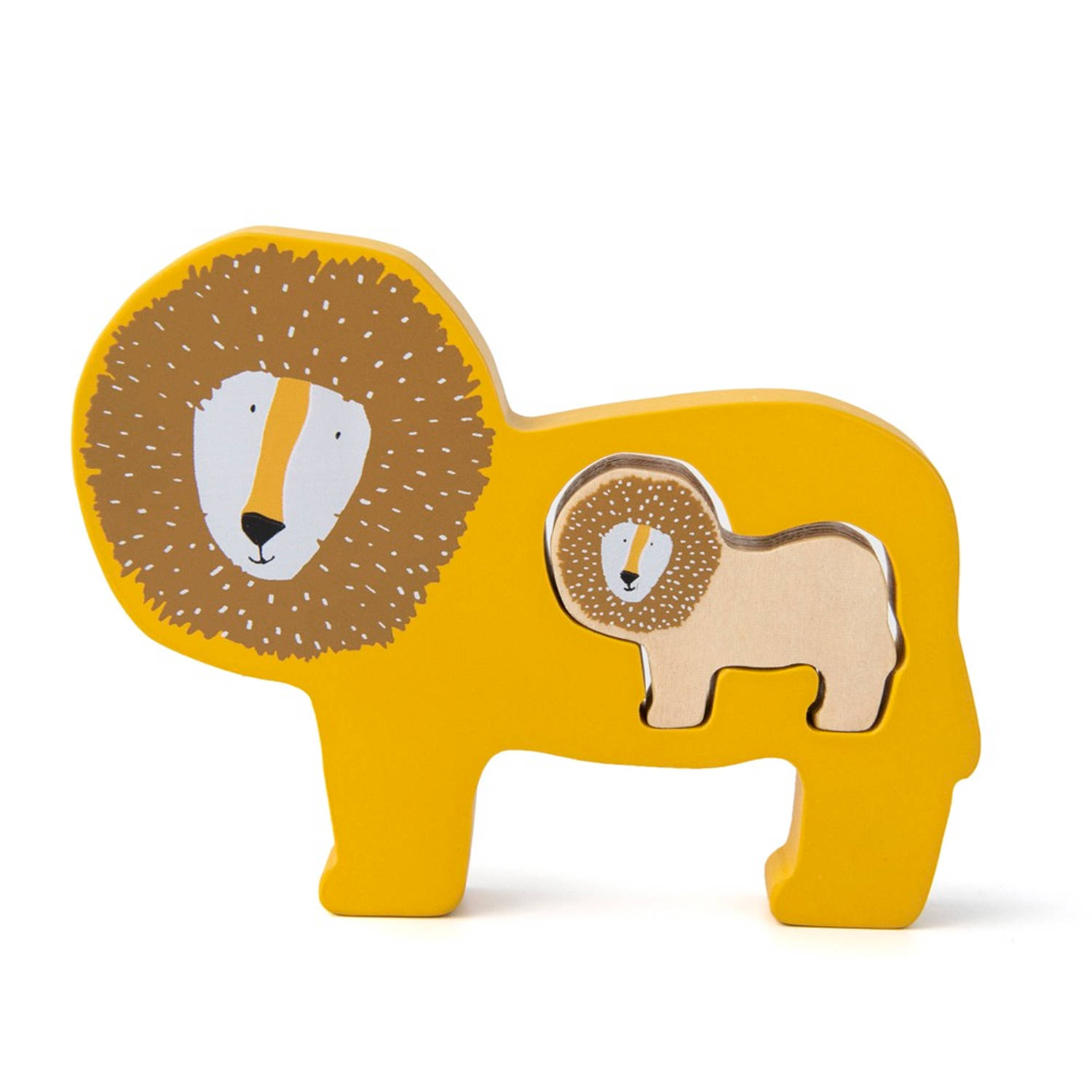 Trixie Houten babypuzzel - Mr. Lion 4609077