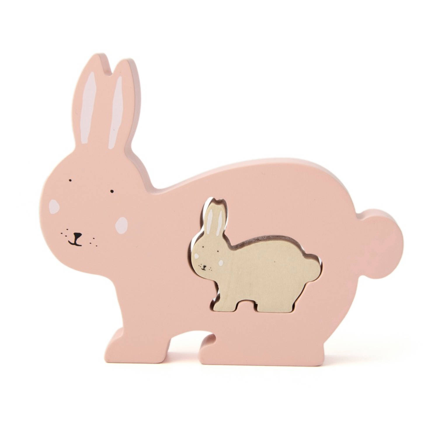 Trixie Houten babypuzzel - Mrs. Rabbit 4017131