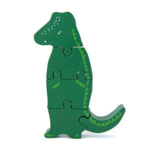 Trixie Houten dierenvormpuzzel - Mr. Crocodile 4609072