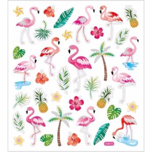 Tropische vogels en deco stickers 37 stuks 10094026