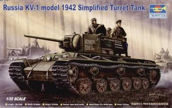 Trumpeter 1/35 Russia KV-1 model 1942 Simplified Turret Tank 20483