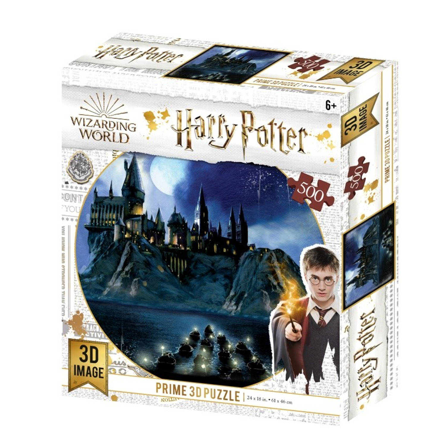 Tucker&apos;s Fun Factory 3D Image Puzzle - Hogwarts (500) 4600502