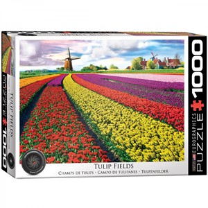 Tulip Fields Netherlands Puzzel (1000 stukjes) 27036165353